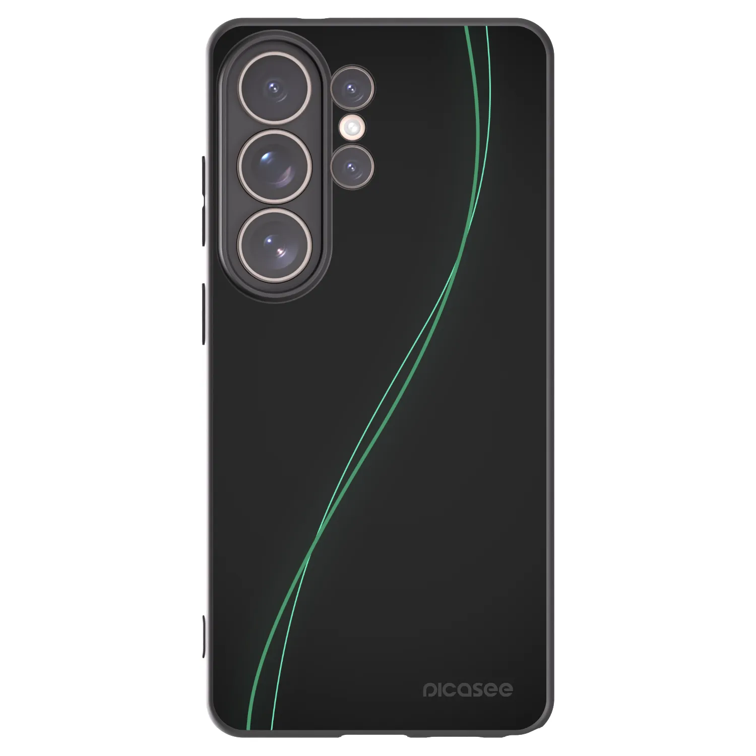 Picasee Μαύρη θήκη σιλικόνης για Samsung Galaxy S26 Ultra - Be Different