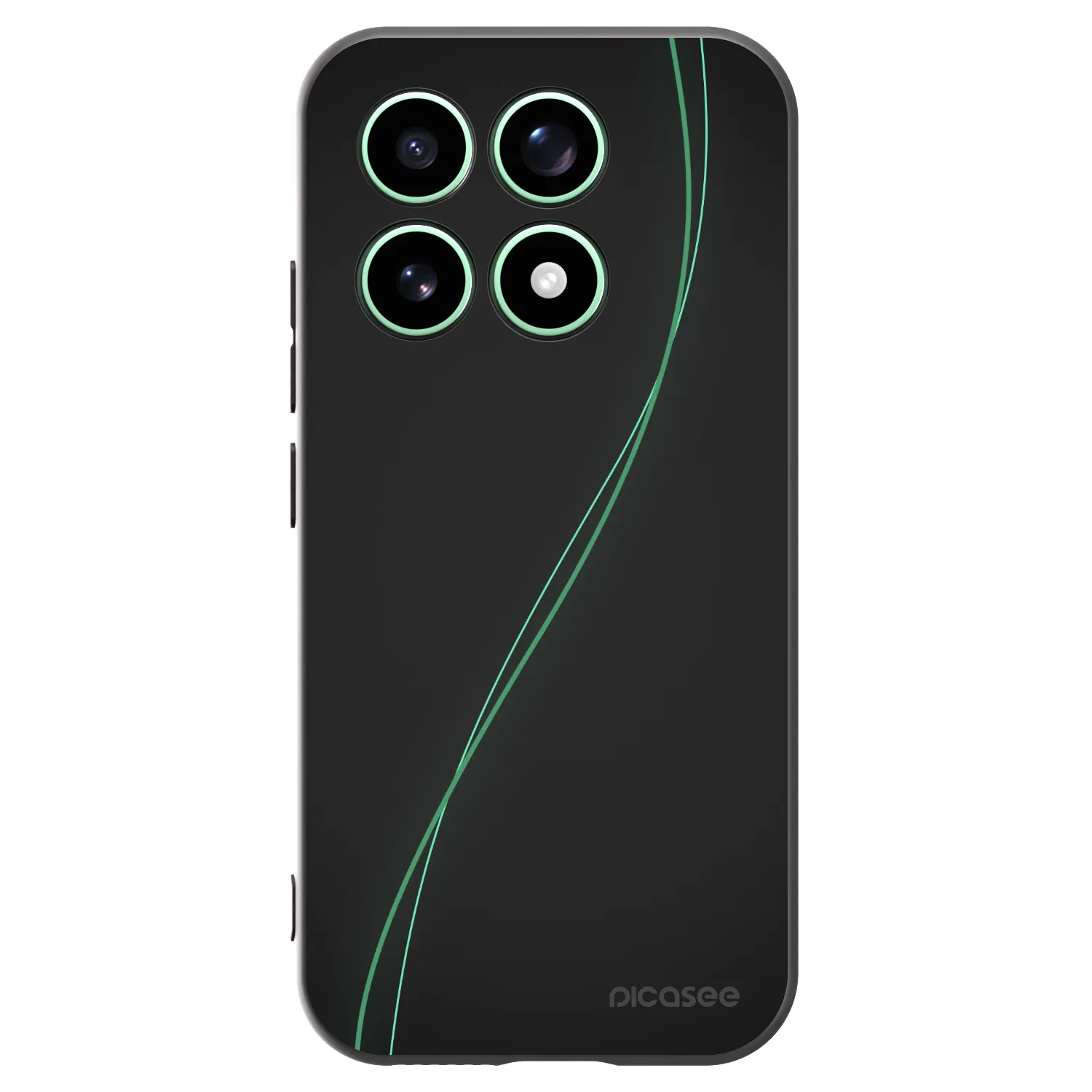 Picasee Μαύρη θήκη σιλικόνης για Xiaomi 17 - Be Different