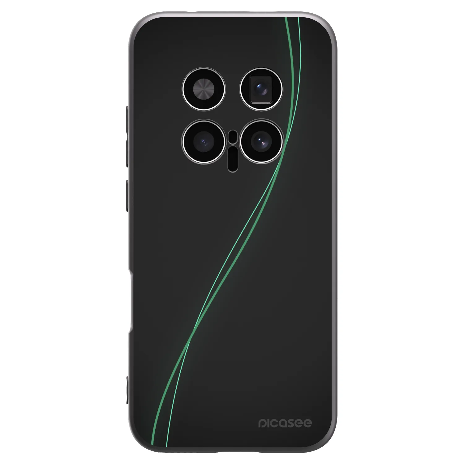 Picasee Μαύρη θήκη σιλικόνης για Honor Magic8 Pro 5G - Be Different