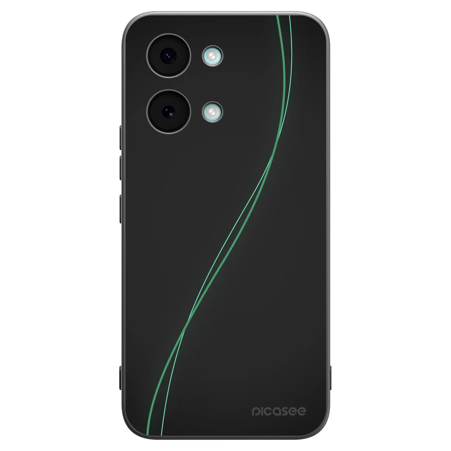 Picasee Μαύρη θήκη σιλικόνης για Xiaomi Poco X8 Pro Max - Be Different