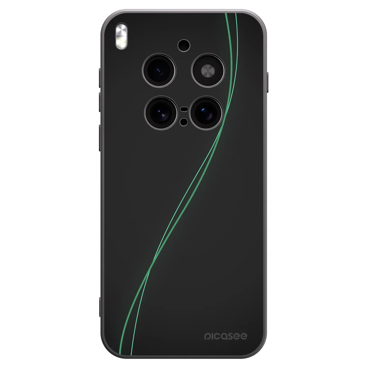 Picasee Μαύρη θήκη σιλικόνης για Vivo X300 Pro - Be Different