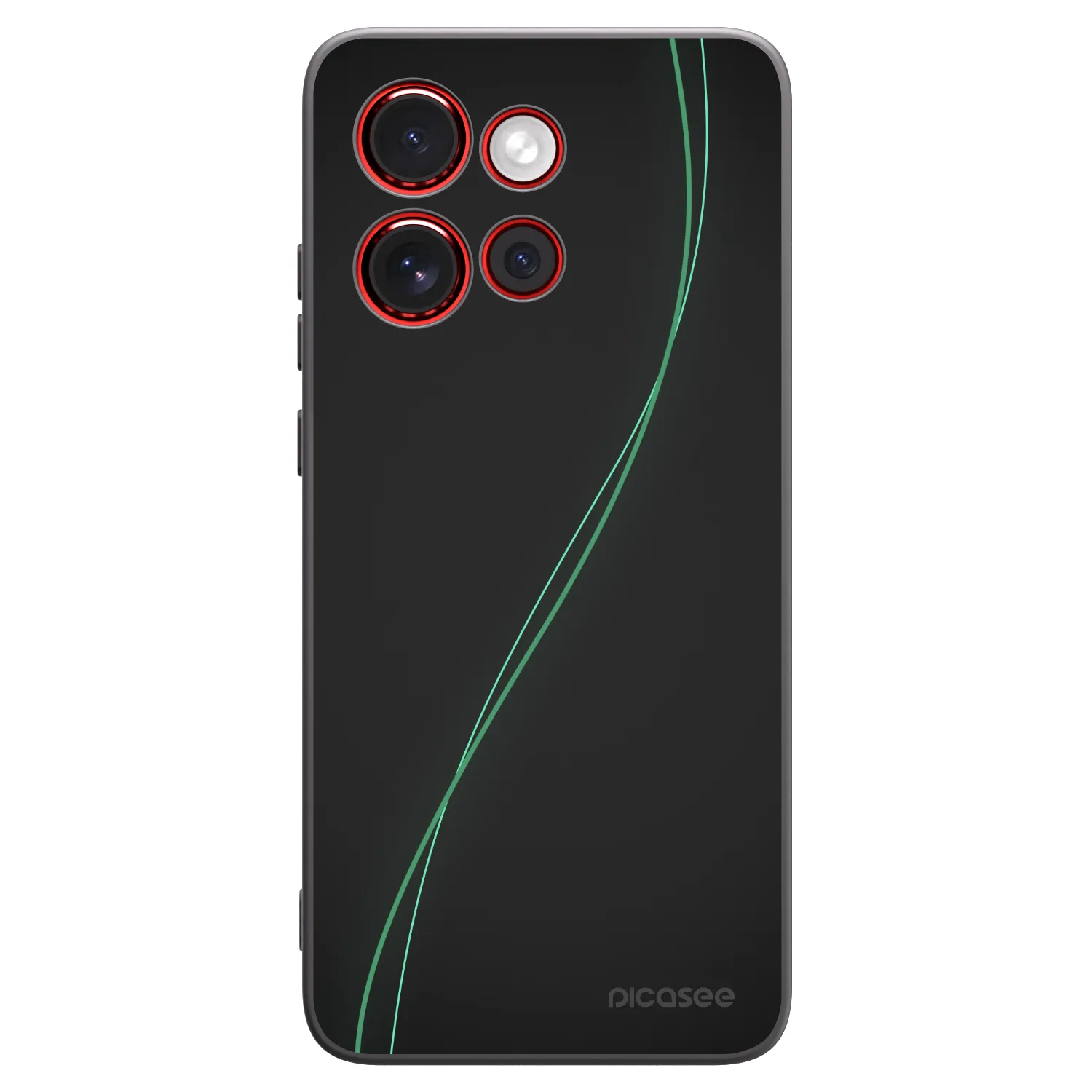 Picasee Μαύρη θήκη σιλικόνης για Motorola Edge 60 Neo 5G - Be Different