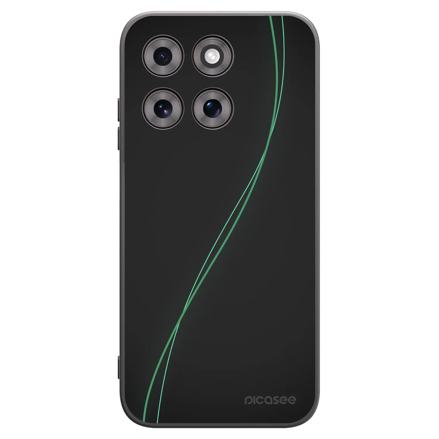 Picasee Μαύρη θήκη σιλικόνης για Motorola Moto G77 - Be Different