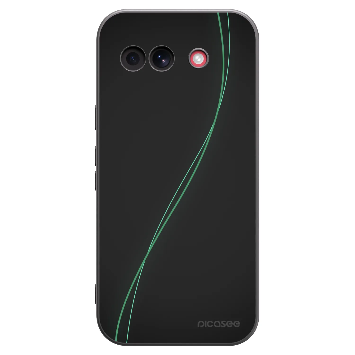 Picasee Μαύρη θήκη σιλικόνης για Google Pixel 10a - Be Different