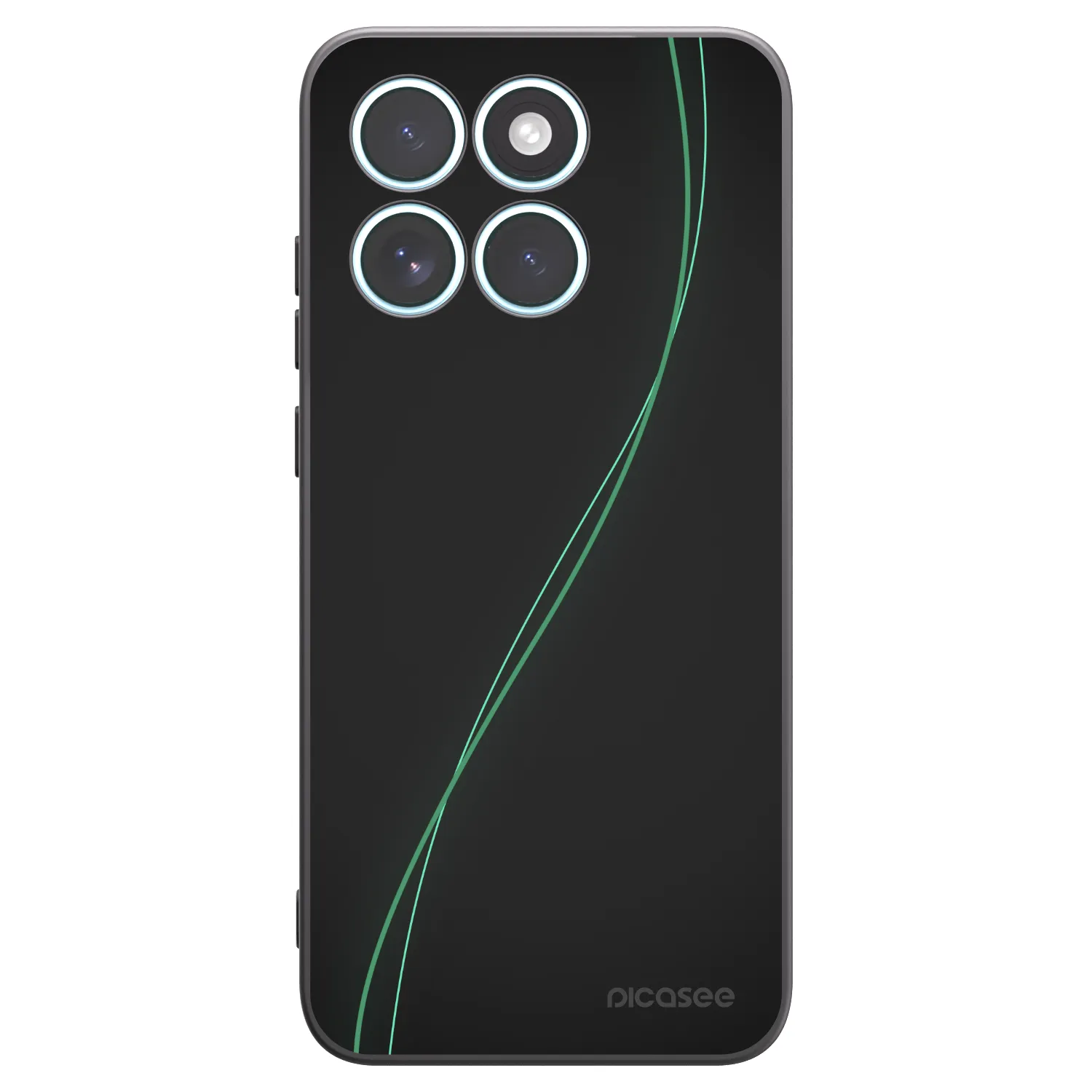 Picasee Μαύρη θήκη σιλικόνης για Motorola Edge 70 Fusion - Be Different