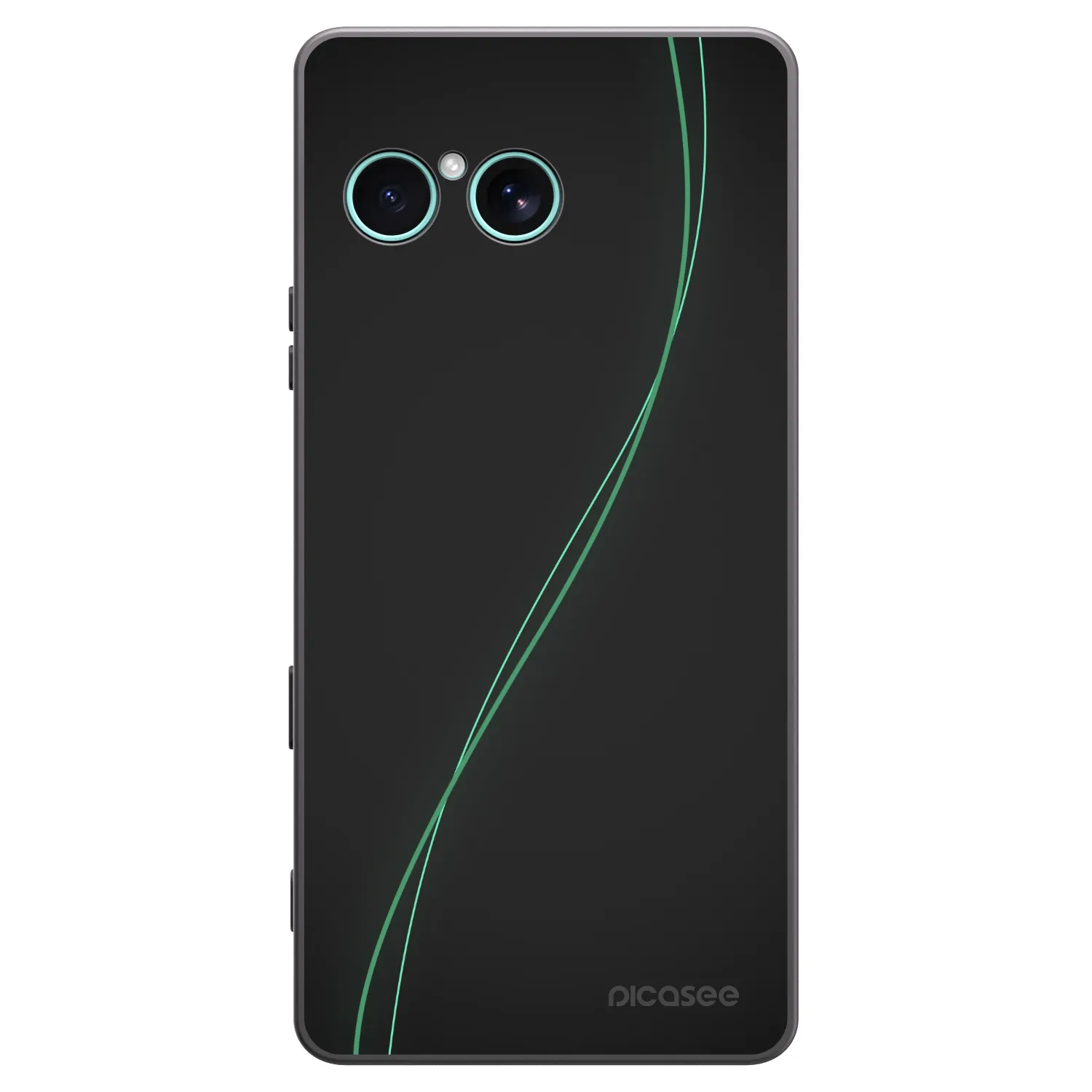 Picasee Μαύρη θήκη σιλικόνης για Sony Xperia 10 VII - Be Different