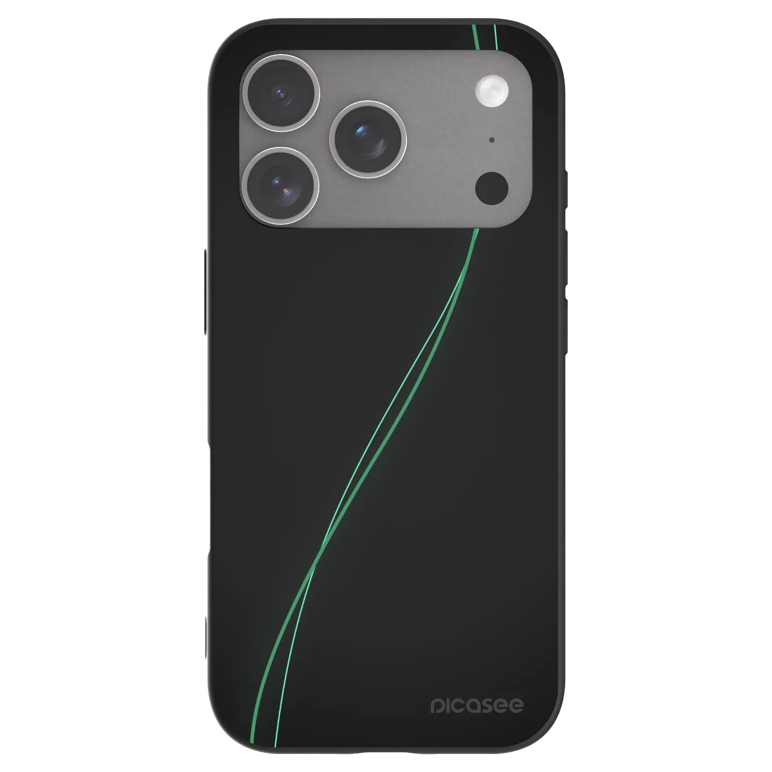 Picasee Μαύρη θήκη σιλικόνης για Apple iPhone 18 Pro - Be Different