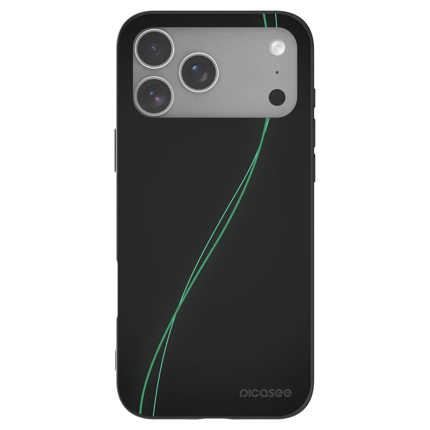 Picasee Μαύρη θήκη σιλικόνης για Apple iPhone 18 Pro Max - Be Different