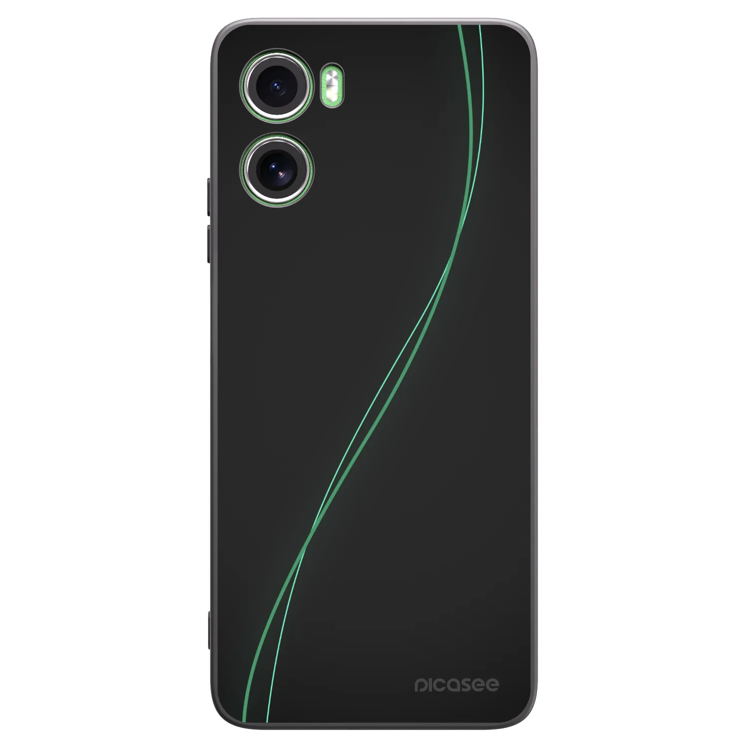 Picasee Μαύρη θήκη σιλικόνης για Motorola Moto G06 - Be Different