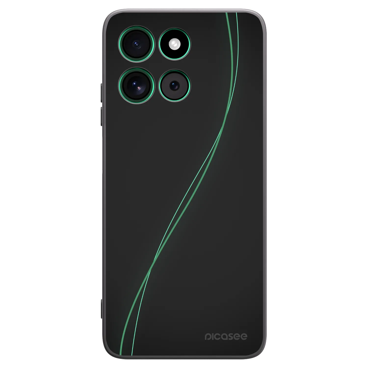 Picasee Μαύρη θήκη σιλικόνης για Motorola Moto G57 Power - Be Different