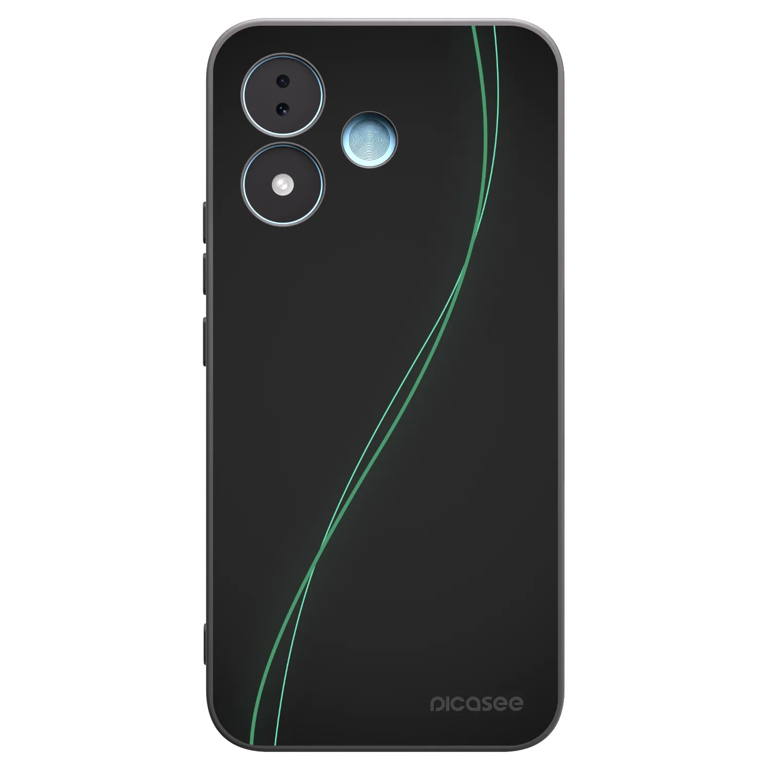 Picasee Μαύρη θήκη σιλικόνης για Xiaomi Redmi Note 17 5G - Be Different