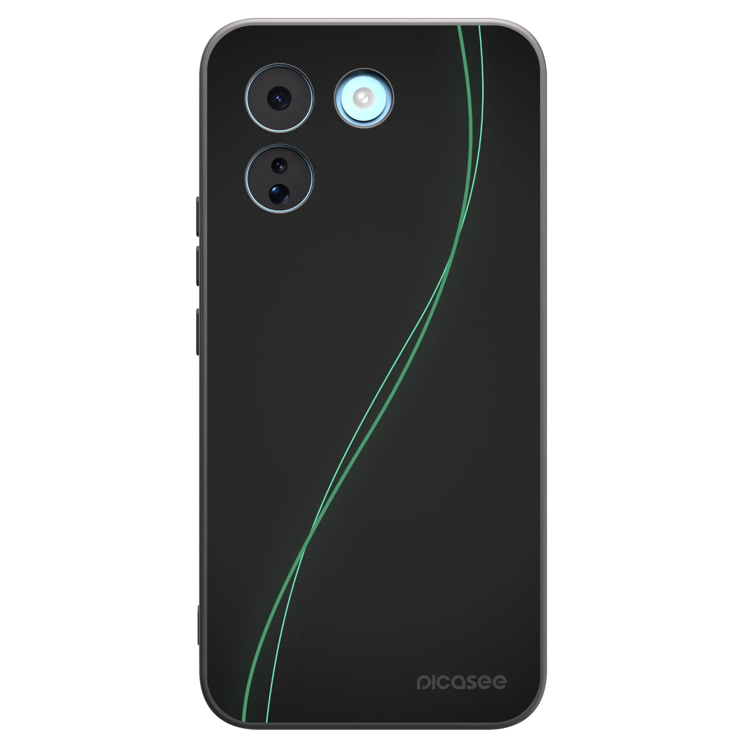 Picasee Μαύρη θήκη σιλικόνης για Xiaomi Redmi Note 17 Pro MAX 5G - Be Different