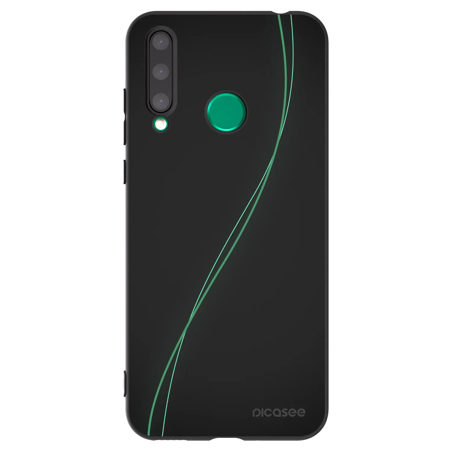 Picasee Μαύρη θήκη σιλικόνης για Honor 20 Lite - Be Different