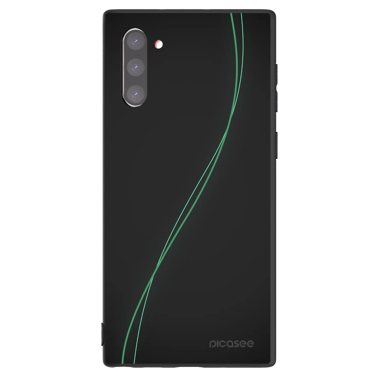 Picasee Μαύρη θήκη σιλικόνης για Samsung Galaxy Note 10 N970F - Be Different