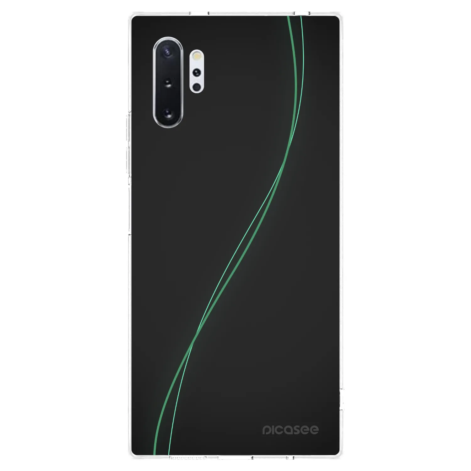 Picasee διαφανής θήκη σιλικόνης Samsung Galaxy Note 10+ N975F - Be Different