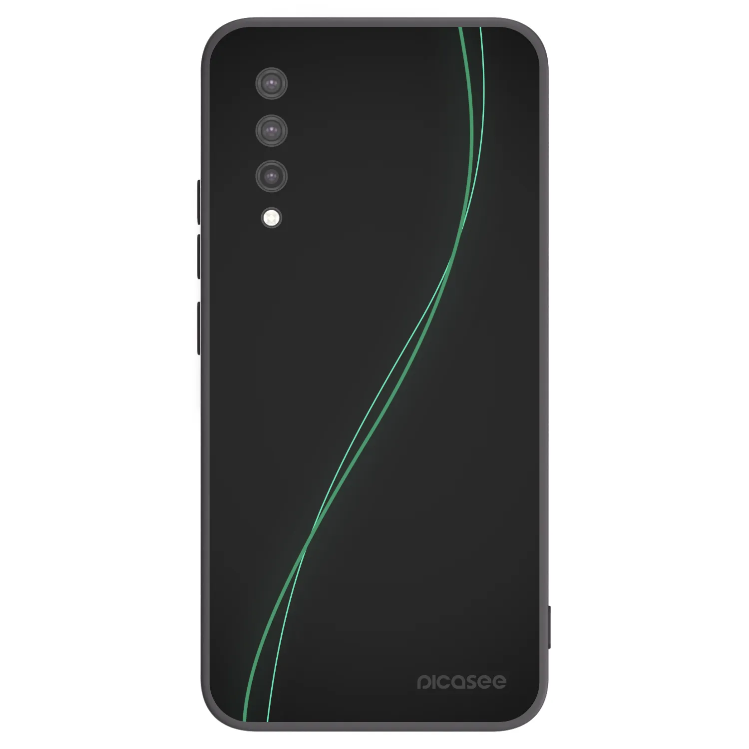 Picasee Μαύρη θήκη σιλικόνης για Xiaomi Mi 9 Lite - Be Different