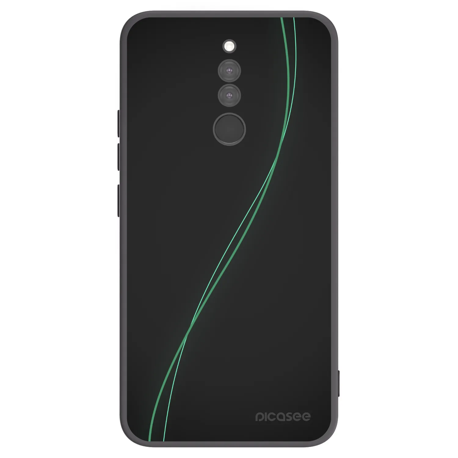 Picasee Μαύρη θήκη σιλικόνης για Xiaomi Redmi 8 - Be Different