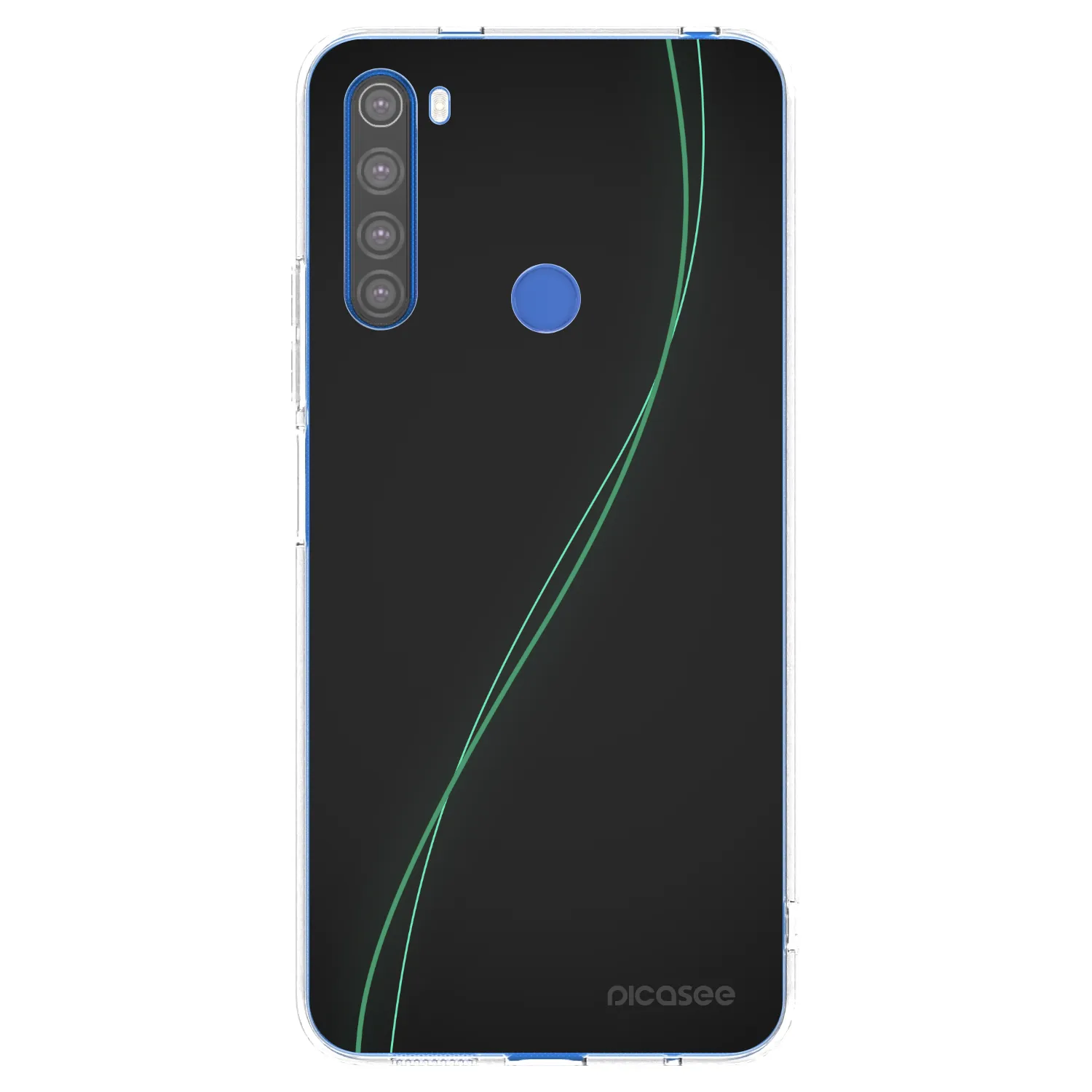 Picasee διαφανής θήκη σιλικόνης Xiaomi Redmi Note 8T - Be Different