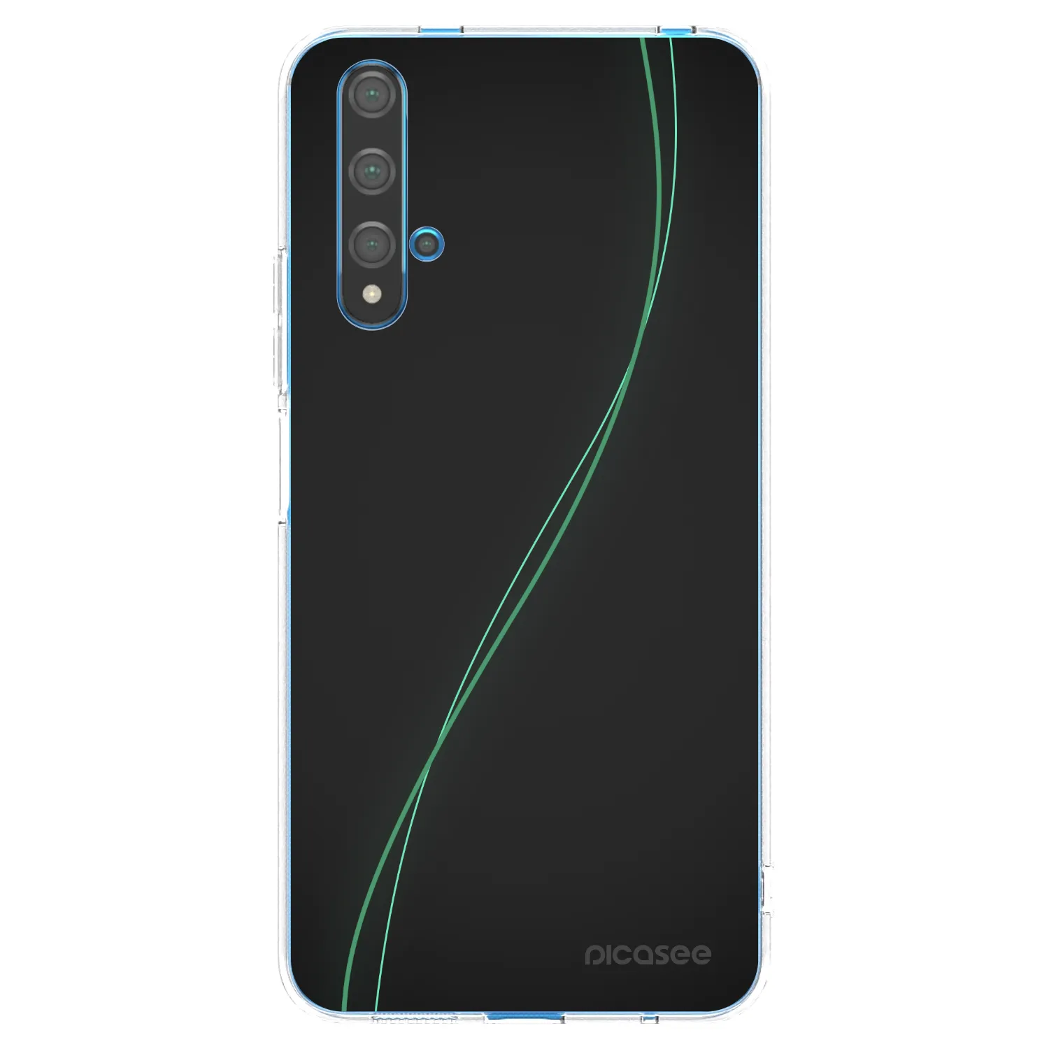 Picasee διαφανής θήκη σιλικόνης Huawei Nova 5T - Be Different