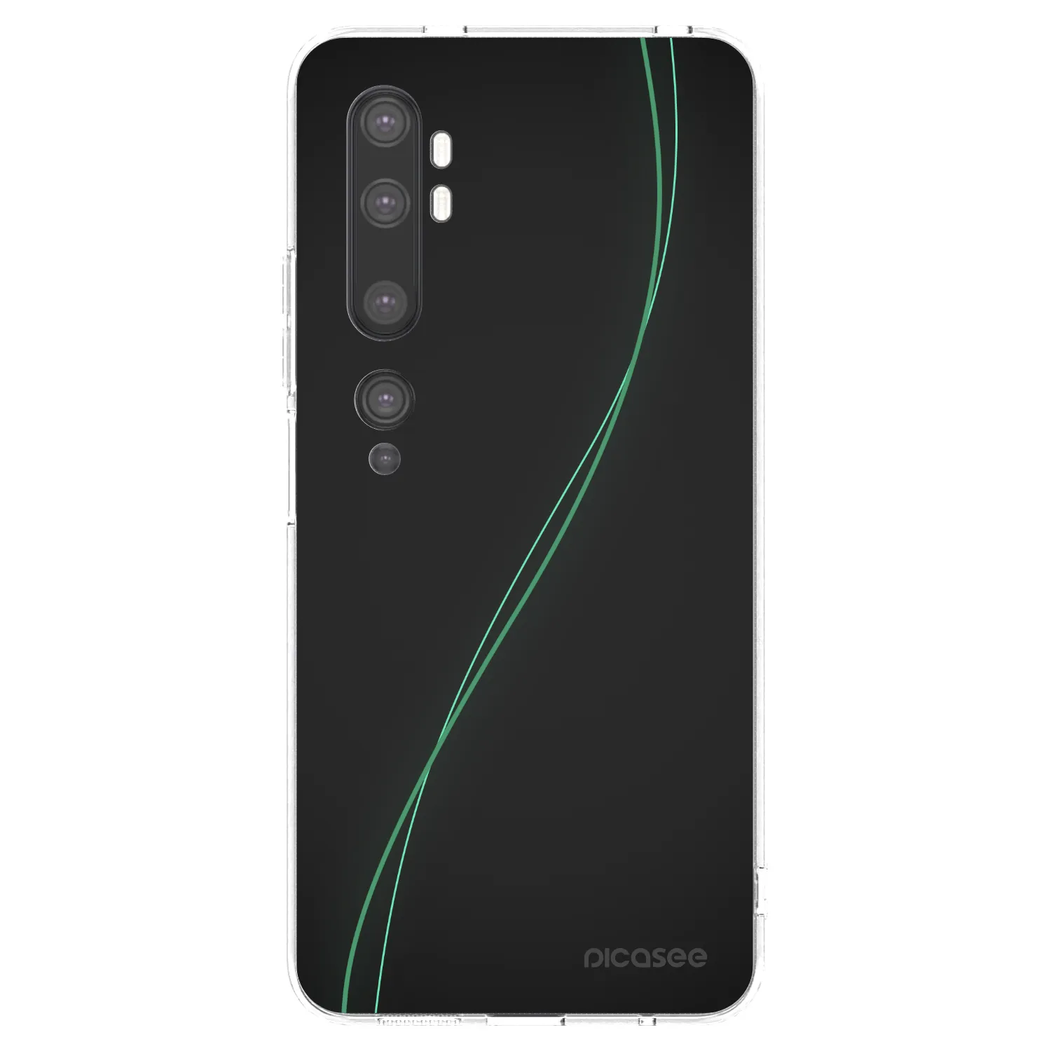 Picasee διαφανής θήκη σιλικόνης Xiaomi Mi Note 10 (Pro) - Be Different