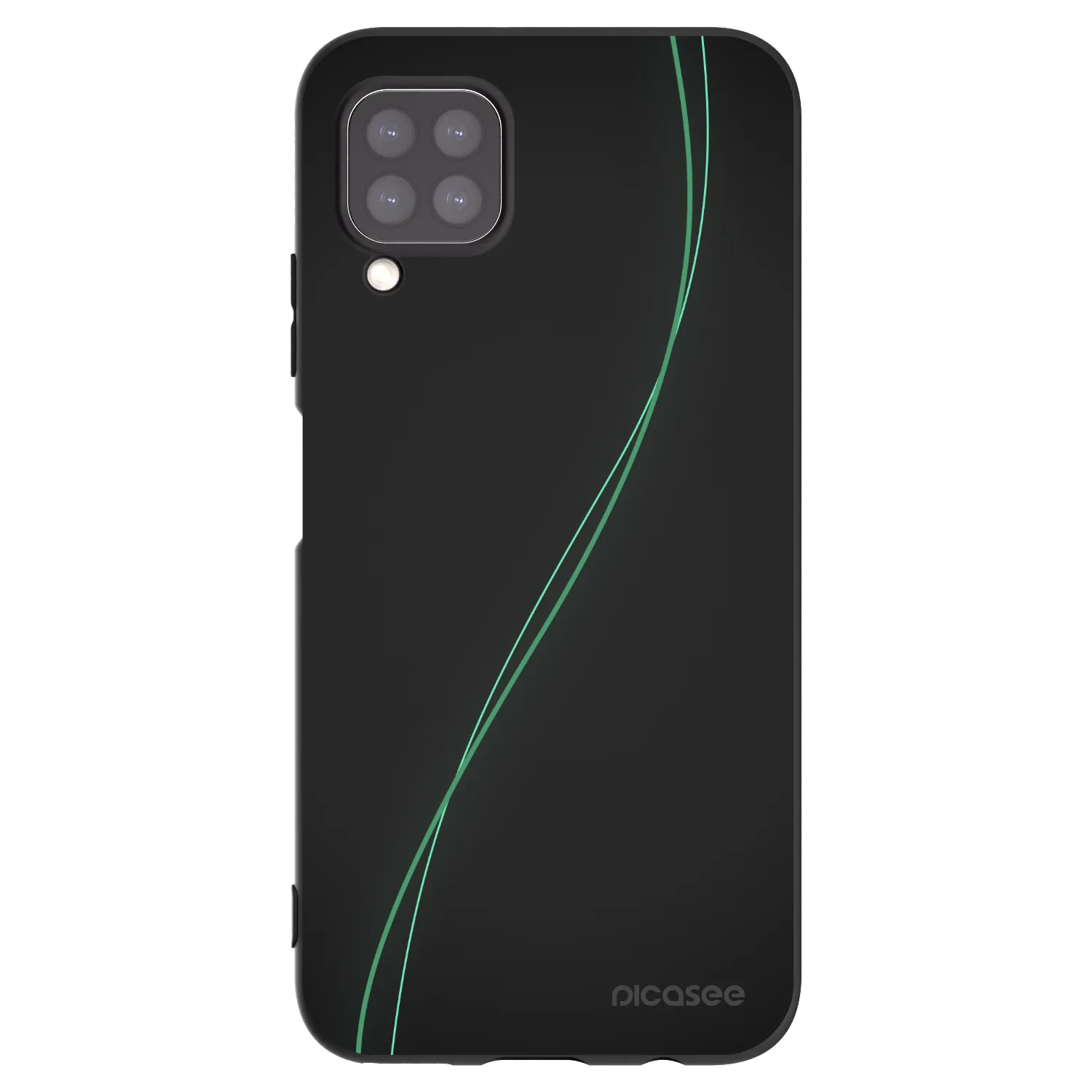 Picasee Μαύρη θήκη σιλικόνης για Huawei P40 Lite - Be Different