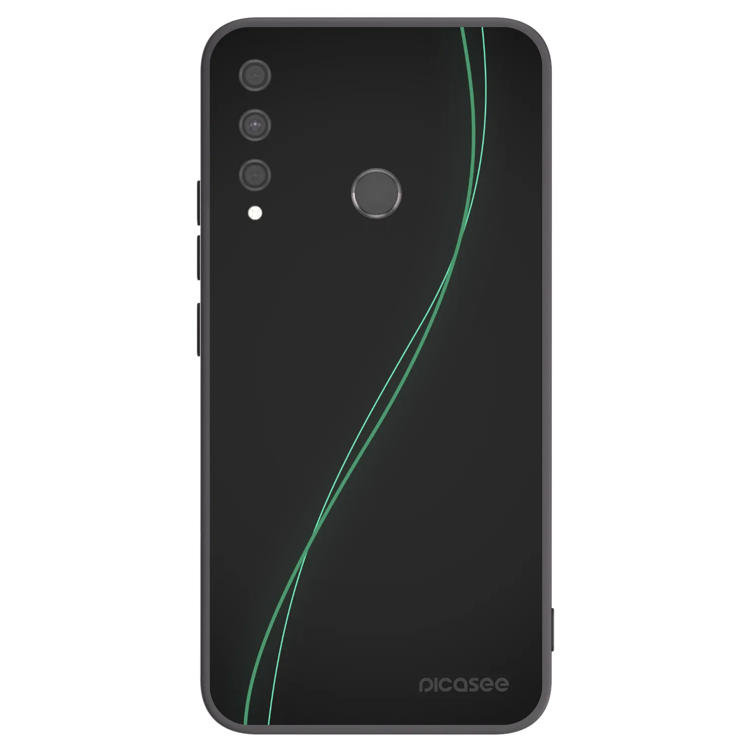 Picasee Μαύρη θήκη σιλικόνης για Huawei P40 Lite E - Be Different