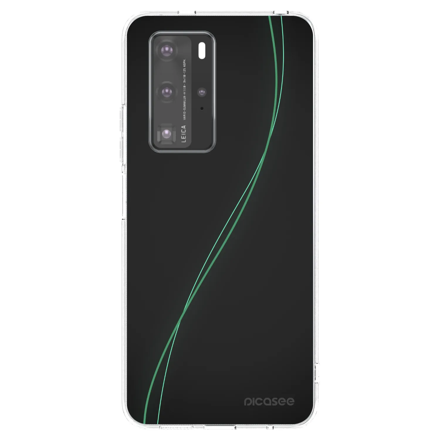 Picasee διαφανής θήκη σιλικόνης Huawei P40 Pro - Be Different