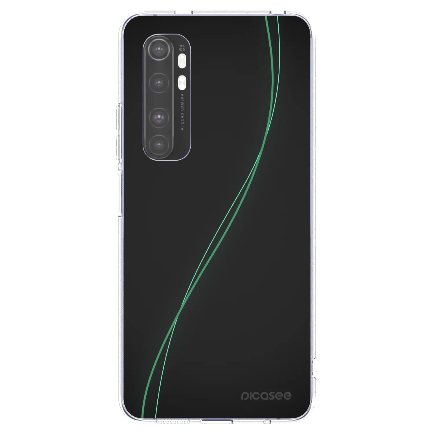 Picasee διαφανής θήκη σιλικόνης Xiaomi Mi Note 10 Lite - Be Different