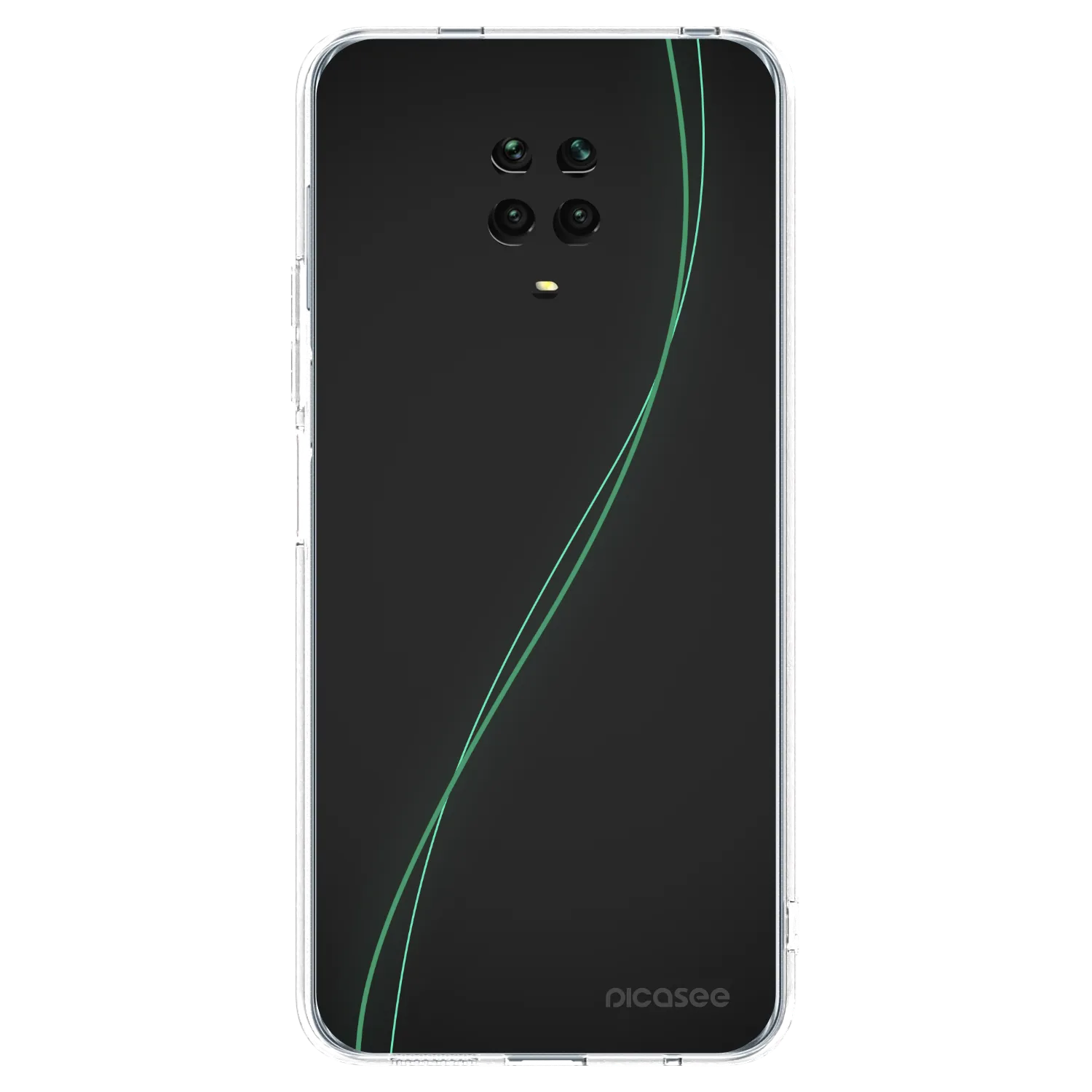 Picasee διαφανής θήκη σιλικόνης Xiaomi Redmi Note 9S - Be Different