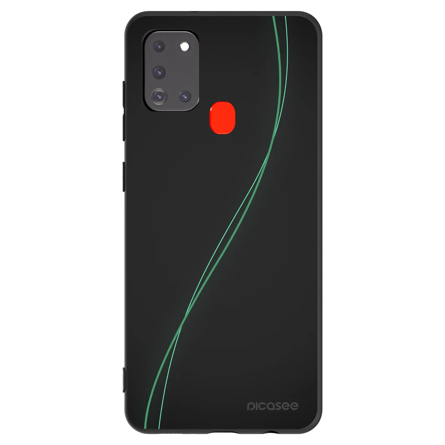 Picasee Μαύρη θήκη σιλικόνης για Samsung Galaxy A21s - Be Different