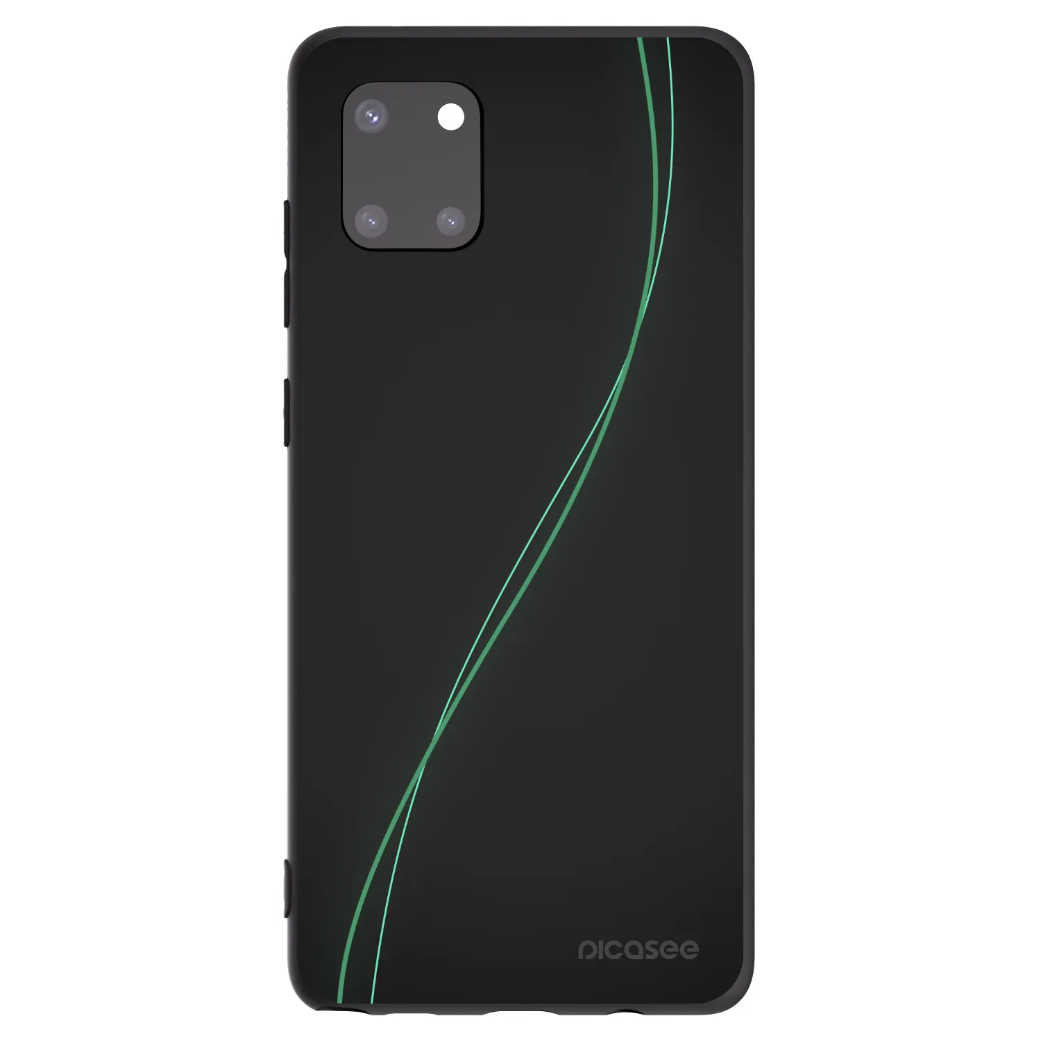 Picasee Μαύρη θήκη σιλικόνης για Samsung Galaxy Note 10 Lite N770F - Be Different
