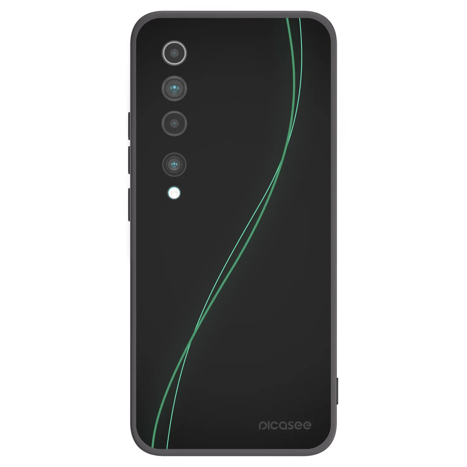 Picasee Μαύρη θήκη σιλικόνης για Xiaomi Mi 10 - Be Different