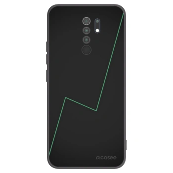 Picasee Μαύρη θήκη σιλικόνης για Xiaomi Redmi 9 - Consistency