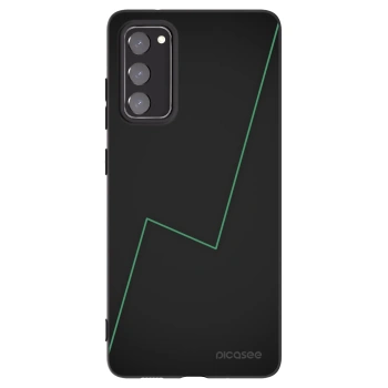 Picasee Μαύρη θήκη σιλικόνης για Samsung Galaxy S20 FE - Consistency