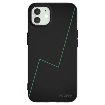 Picasee Μαύρη θήκη σιλικόνης για Apple iPhone 12 - Consistency