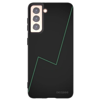 Picasee Μαύρη θήκη σιλικόνης για Samsung Galaxy S21 5G G991B - Consistency