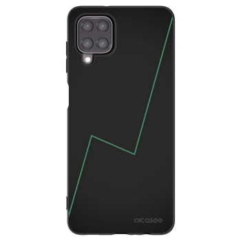 Picasee Μαύρη θήκη σιλικόνης για Samsung Galaxy A12 A125F - Consistency