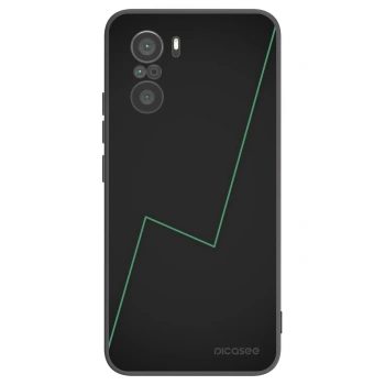 Picasee Μαύρη θήκη σιλικόνης για Xiaomi Poco F3 - Consistency