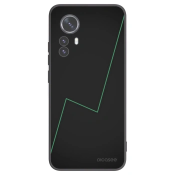 Picasee Μαύρη θήκη σιλικόνης για Xiaomi 12 Pro - Consistency