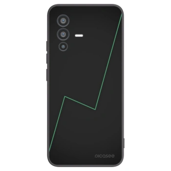 Picasee Μαύρη θήκη σιλικόνης για Vivo V23 5G - Consistency