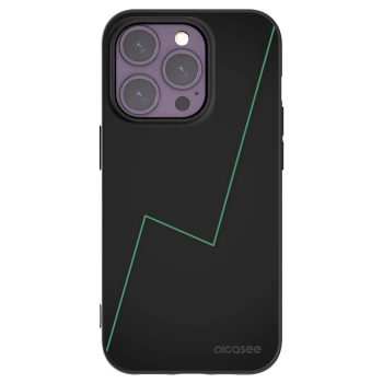 Picasee Μαύρη θήκη σιλικόνης για Apple iPhone 14 Pro - Consistency