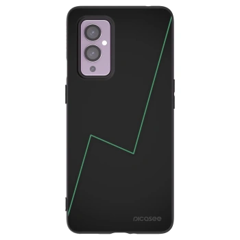 Picasee Μαύρη θήκη σιλικόνης για OnePlus 9 - Consistency