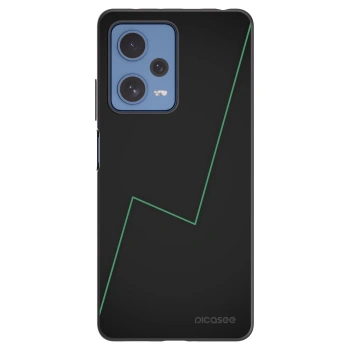 Picasee Μαύρη θήκη σιλικόνης για Xiaomi Redmi Note 12 Pro 5G - Consistency