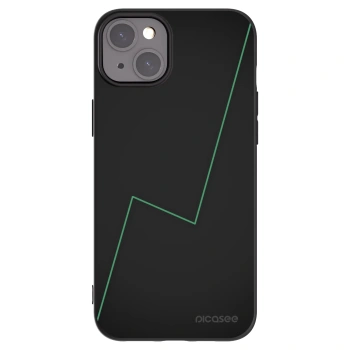 Picasee Μαύρη θήκη σιλικόνης για Apple iPhone 15 Plus - Consistency