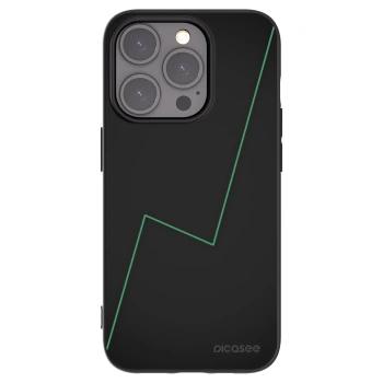 Picasee Μαύρη θήκη σιλικόνης για Apple iPhone 15 Pro - Consistency