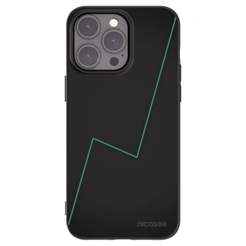 Picasee Μαύρη θήκη σιλικόνης για Apple iPhone 15 Pro Max - Consistency