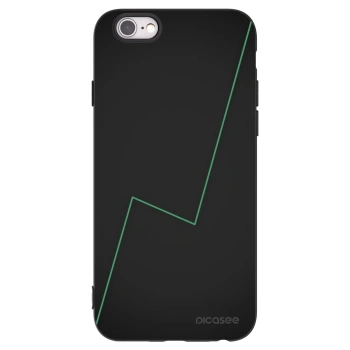 Picasee Μαύρη θήκη σιλικόνης για Apple iPhone 6/6S - Consistency