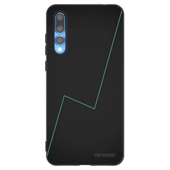 Picasee Μαύρη θήκη σιλικόνης για Huawei P20 Pro - Consistency
