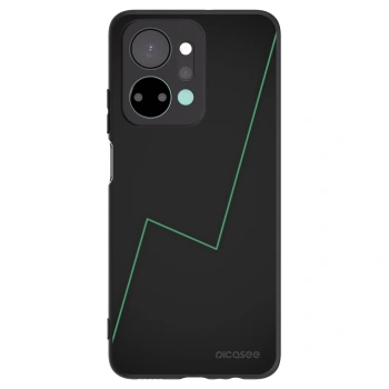 Picasee Μαύρη θήκη σιλικόνης για Honor X7a - Consistency
