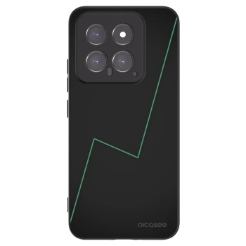 Picasee Μαύρη θήκη σιλικόνης για Xiaomi 14 - Consistency